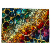 Rainbow Bubbles Große Geschenktüte (Rückseite)