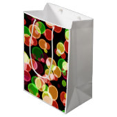 Rainbow Bubbles Mittlere Geschenktüte (Vorderseite Schrägansicht)