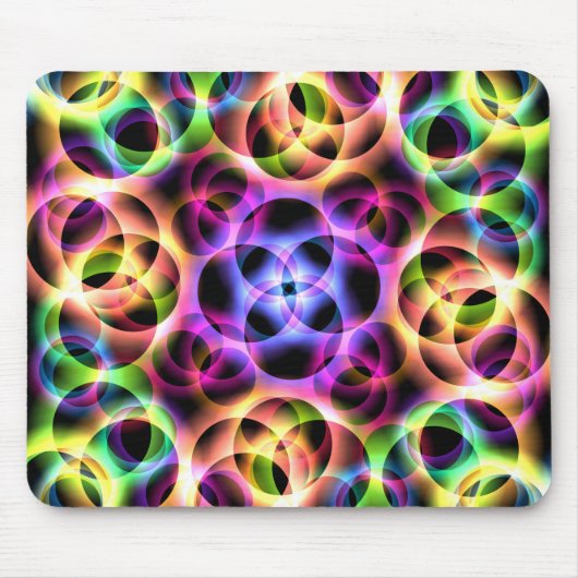 Rainbow Bubbles Mousepad (Vorne)