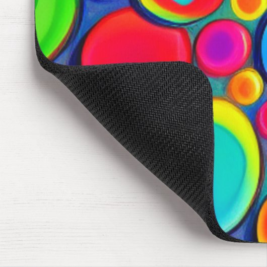 Rainbow Bubbles Mousepad (Ecke)