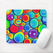 Rainbow Bubbles Mousepad (Mit Mouse)