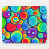 Rainbow Bubbles Mousepad (Vorne)