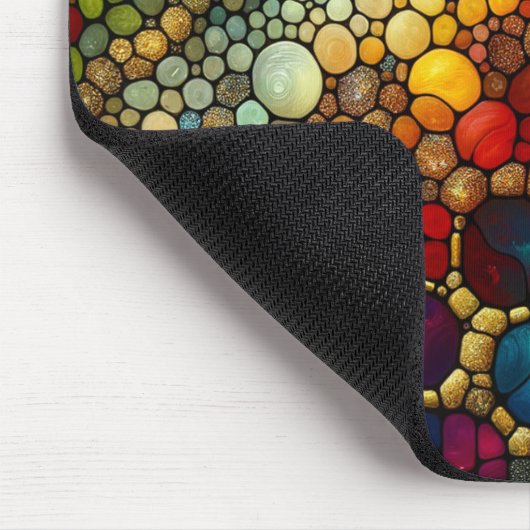 Rainbow Bubbles Mousepad (Ecke)