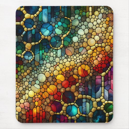 Rainbow Bubbles Mousepad (Vorne)