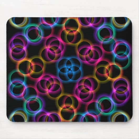 Rainbow Bubbles Mousepad (Vorne)