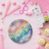 Rainbow Bubbles Papier & Party Teller (Party)