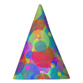 Rainbow Bubbles Party Partyhütchen (Rechts)