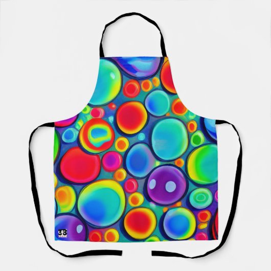 Rainbow Bubbles Schürze (Vorderseite)