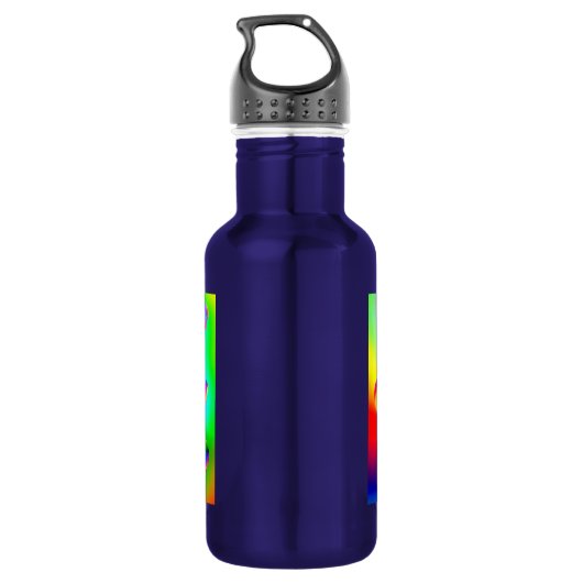 Rainbow Bubbles Trinkflasche (Rückseite)