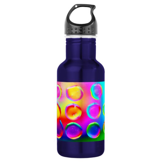 Rainbow Bubbles Trinkflasche (Vorderseite)