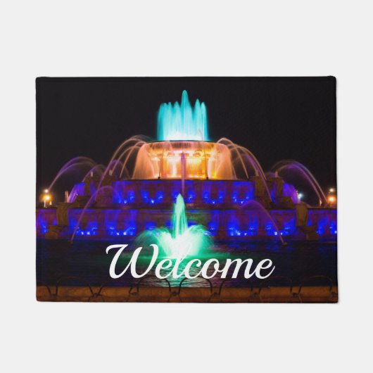 Rainbow Buckingham Welcome Doormat Fußmatte (Vorderseite)