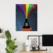 Rainbow Buddha Poster (Heimbüro)