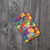 Rainbow Buffalo Karo Pride Kariert Personalize Geldbeutel Flaschenöffner