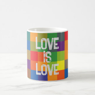 Rainbow Buffalo Karo Pride Kariert Personalize Kaffeetasse