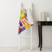 Rainbow Buffalo Karo Pride Kariert Personalize Sherpadecke (Beispiel)