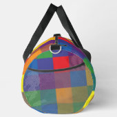 Rainbow Buffalo Karo Prix Kariert farbenfroh groß Duffle Bag (Rechts)