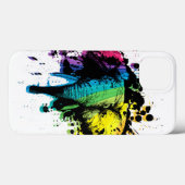 Rainbow Bull Elephant Abstract Design Case-Mate iPhone Hülle (Rückseite (Horizontal))