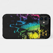 Rainbow Bull Elephant auf Black Case-Mate iPhone C Hülle (Rückseite (Horizontal))