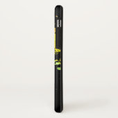 Rainbow Bull Elephant auf Black Case-Mate iPhone Hülle (Hinten/Links)