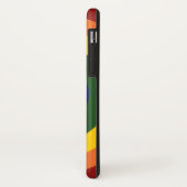 Rainbow Bullseye Geometrisches Muster Case-Mate iPhone Hülle (Hinten/Links)