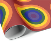 Rainbow Bullseye Geschenkpapier (Rolleneckpunkt)
