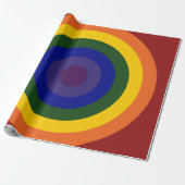 Rainbow Bullseye Geschenkpapier (Ungerollt)