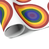 Rainbow Bullseye Geschenkpapier (Rolleneckpunkt)