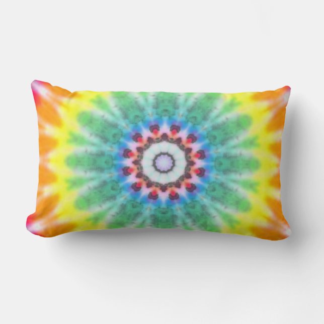 Rainbow bullseye lendenkissen (Vorderseite)