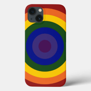 Rainbow Bullseye Muster Case-Mate iPhone Hülle