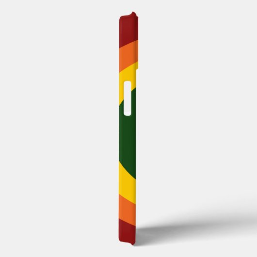 Rainbow Bullseye Muster Case-Mate iPhone Hülle (Rückseite / Rechts)