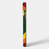 Rainbow Bullseye Muster Case-Mate iPhone Hülle (Rückseite / Links)