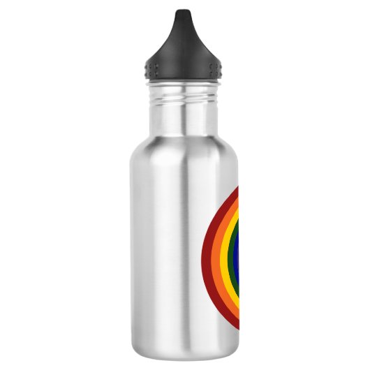 Rainbow Bullseye Trinkflasche (Links)