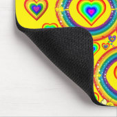Rainbow Bumblebee Yellow Mouse Pad! Mouse Pad Mousepad (Ecke)