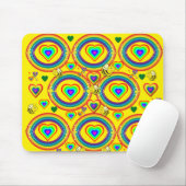Rainbow Bumblebee Yellow Mouse Pad! Mouse Pad Mousepad (Mit Mouse)