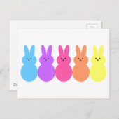 Rainbow Bunnies Postkarte (Vorne/Hinten)