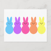 Rainbow Bunnies Postkarte (Vorderseite)