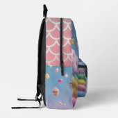 Rainbow Bunny Adventure - Kids Backpack Bedruckter Rucksack (Links)