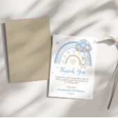 Rainbow Bunny Balloon Baby Dusche Danke