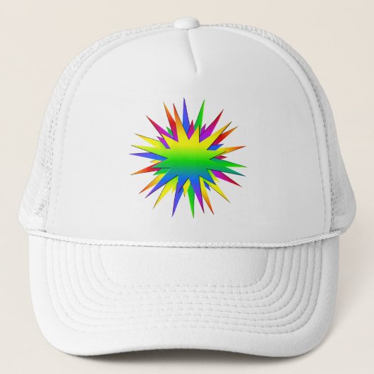 Rainbow Burhat - Farbe auswählen Truckerkappe (Vorderseite)