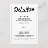 Rainbow Burst Begleitkarte (Vorderseite)