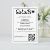 Rainbow Burst Begleitkarte (Stehend Vorderseite)