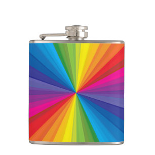 Rainbow Burst Flachmann
