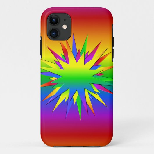Rainbow Burst iPhone 5 Case-Mate Case-Mate iPhone Hülle (Rückseite)