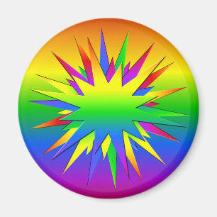 Rainbow Burst-Magnet Magnet