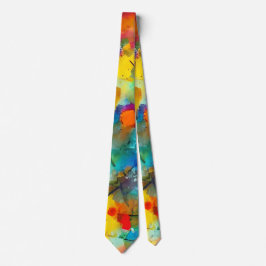 Rainbow Burst Necktie Krawatte