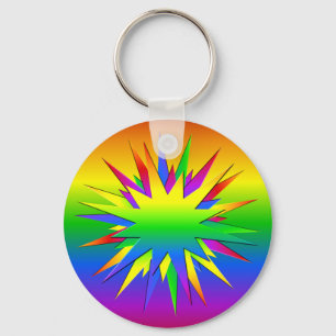 Rainbow Burst Schlüsselkette Schlüsselanhänger