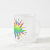 Rainbow Burst Tasse - wählen Sie Stil & Farbe (VorderseiteRechts)