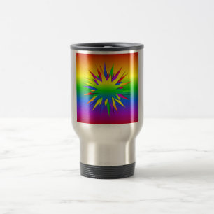 Rainbow Burst Tasse - wählen Sie Stil & Farbe