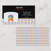 Rainbow Business Cake Visitenkarte (Vorne/Hinten)