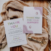 Rainbow Business Danke Card